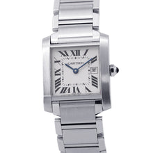 Load image into Gallery viewer, CARTIER Tank Francaise MM H30.4mmxW25.05mm Stainless Steel White DialW51011Q3
