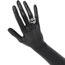 将图像加载到图库查看器中，HERMES Chaine d'Ancre Double Row Ring Size 52/#12 SV925
