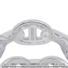 将图像加载到图库查看器中，HERMES Chaine d'Ancre Double Row Ring Size 52/#12 SV925
