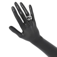 Load image into Gallery viewer, HERMES Chaine d'Ancre Double Row Ring Size 53/#13 SV925
