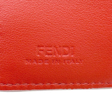 Load image into Gallery viewer, FENDI Baguette Micro Compact Wallet Ivory/Red8M0395 Leather
