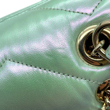 Load image into Gallery viewer, GUCCI GG Marmont ChainShoulder Bag Green739682 Leather Size Mini
