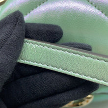 Load image into Gallery viewer, GUCCI GG Marmont ChainShoulder Bag Green739682 Leather Size Mini
