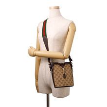Load image into Gallery viewer, GUCCI Mini bucket Beige/Brown782919 GG Canvas Leather
