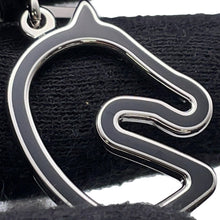 将图像加载到图库查看器中，HERMES Tonnerre Necklace Size Small Black Metal
