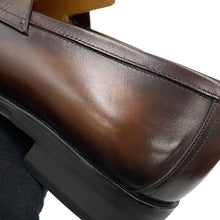 Load image into Gallery viewer, Berluti Andy Dem Jules Loafers Brown Venice Calf Leather Size 8
