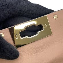 将图像加载到图库查看器中，Valentino Garavani Rock Studded Spike Chain 2WAY Shoulder Bag Beige7W2B0137NAP Leather

