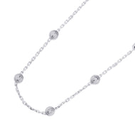 CARTIER Love Pastille 12 Motif NecklaceB7213500 18K White Gold