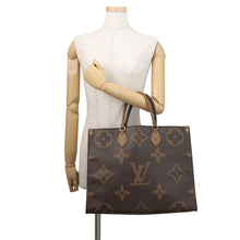 将图像加载到图库查看器中，LOUIS VUITTON Onthego RedM44576 Monogram Monogram Reverse Canvas Monogram Giant Size GM

