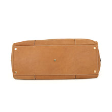 Load image into Gallery viewer, LOEWE Amazona Large Anagram Travel Bag Light brown Leather Size Chronomat 44
