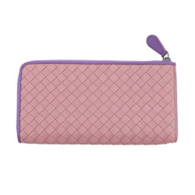 Load image into Gallery viewer, Bottega Veneta L-shaped Zip Around Pink/Purple338137 Leather
