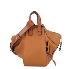 将图像加载到图库查看器中，LOEWE hammock Brown387.30.S35 Leather Size Small
