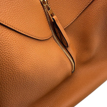 将图像加载到图库查看器中，LOEWE hammock Brown387.30.S35 Leather Size Small
