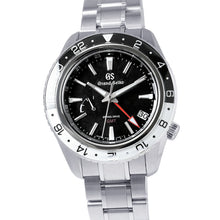 将图像加载到图库查看器中，SEIKO Grand SEIKO Spring Drive GMT W44mm Stainless Steel Black DialSBGE277

