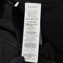 Load image into Gallery viewer, GUCCI Patch Logo Twill Jacket Size 56 Black/Orange804964 ZAQ7F 1000 Nylon100%
