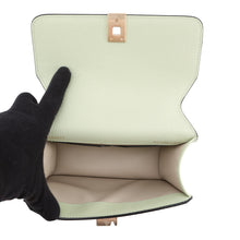 Load image into Gallery viewer, Valextra Valextra Noro Shoulder Bag Light GreenWBNL0065028LOC99VN Soft Calf Leather Size Small
