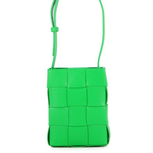 Load image into Gallery viewer, Bottega Veneta INTRECCIATO Cassette Phone Pouch Parakeet729298VBWD33724 Calf Leather
