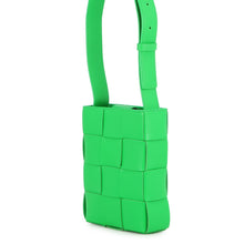Load image into Gallery viewer, Bottega Veneta INTRECCIATO Cassette Phone Pouch Parakeet729298VBWD33724 Calf Leather
