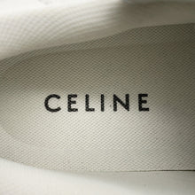 将图像加载到图库查看器中，CELINE Triomphe Patch Block Wedge Sneakers Optic White366475189C.01OP Calf Leather Lining Textile Rubber Size 35

