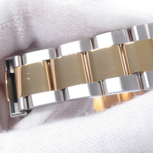 将图像加载到图库查看器中，ROLEX Datejust W36mm Stainless Steel K18YG blue concentric Dial116203
