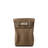 HERMES Akkad Etoupe Togo Leather Size PM