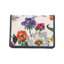 将图像加载到图库查看器中，GUCCI Flora Zumi Compact Wallet White/Multicolor536353 Canvas/Leather
