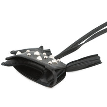 将图像加载到图库查看器中，HERMES Rodeo Robeo Padlock Black Lambskin Size PM
