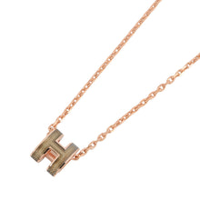 Load image into Gallery viewer, HERMES Pop Ash Necklace Splash H Bronze Dre Metal
