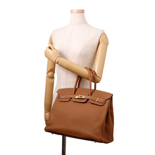 将图像加载到图库查看器中，HERMES Birkin Gold Togo Leather Size 35
