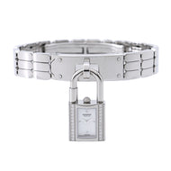 HERMES Kelly watch W16mm Stainless Steel Sparkling White DialKE4.130.130