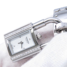 Load image into Gallery viewer, HERMES Kelly watch W16mm Stainless Steel Sparkling White DialKE4.130.130
