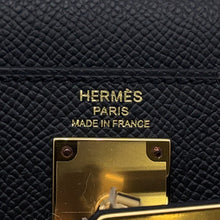 Load image into Gallery viewer, HERMES Kelly Elan Black Epsom
