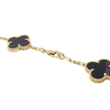 Load image into Gallery viewer, Van Cleef &amp; Arpels Vintage Alhambra Necklace 10 MotifsVCARA42700 18K Yellow Gold
