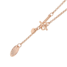 Load image into Gallery viewer, HERMES Ex Libris Necklace Size PM 18K Pink Gold
