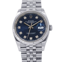 Load image into Gallery viewer, ROLEX Datejust W36mm Stainless Steel Blue fluted Dial126234G
