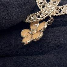 Load image into Gallery viewer, CHANEL CC Logo Clover Brooch Metal
