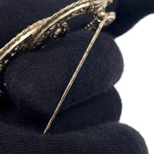 Load image into Gallery viewer, CHANEL CC Logo Clover Brooch Metal
