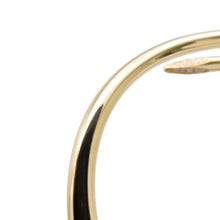 将图像加载到图库查看器中，CARTIER Juste Un Clou Bracelet Classic Model Diamond Size 17/ClassicB6048617/B6048600 18K Yellow Gold
