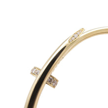 将图像加载到图库查看器中，CARTIER Juste Un Clou Bracelet Classic Model Diamond Size 17/ClassicB6048617/B6048600 18K Yellow Gold
