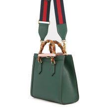Load image into Gallery viewer, GUCCI Diana Bamboo 2-way Handbag Green702721 U3ZDT 3670 Leather Size Small
