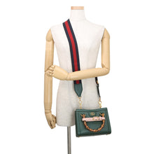 Load image into Gallery viewer, GUCCI Diana Bamboo 2-way Handbag Green702732 U3ZDT 3670 Leather Size Mini
