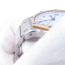 Load image into Gallery viewer, CARTIER Santos Rondo Octagon LM W29mm Stainless Steel 18KYG White Dial81037288
