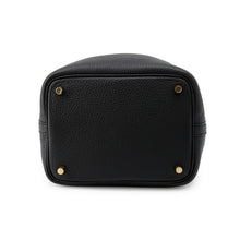 Load image into Gallery viewer, HERMES Picotin Lock Black Taurillon Clemence Size PM
