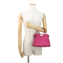 将图像加载到图库查看器中，FENDI Selleria Peekaboo Pink8BN244 Leather Size Mini
