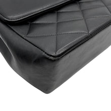 Load image into Gallery viewer, CHANEL Jumbo Matelasse Large CC Logo Chain Shoulder Black Leather
