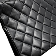 Load image into Gallery viewer, CHANEL Jumbo Matelasse Large CC Logo Chain Shoulder Black Leather

