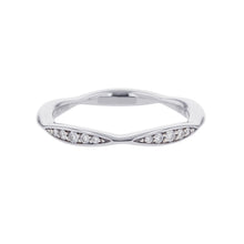 将图像加载到图库查看器中，CHANEL Camellia Collection Half Eternity Ring Size 49/#9J10835 Pt950

