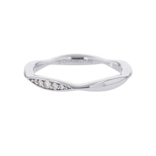 将图像加载到图库查看器中，CHANEL Camellia Collection Half Eternity Ring Size 49/#9J10835 Pt950
