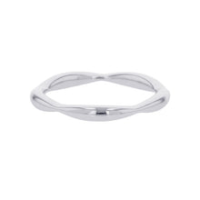 将图像加载到图库查看器中，CHANEL Camellia Collection Half Eternity Ring Size 49/#9J10835 Pt950
