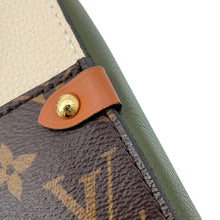 将图像加载到图库查看器中，LOUIS VUITTON Fold tote Claim/Khaki/NoirM45388 Monogram Leather Size PM
